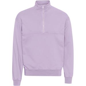 cs1014-softlavender-sweatshirt-med-1-4-dragkedja-colorful-standard-organic-soft-lavender-mjuk-lavendel