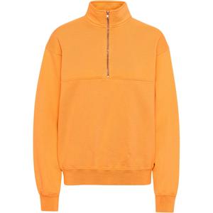 cs1014-sunnyorange-sweatshirt-med-1-4-dragkedja-colorful-standard-organic-sunny-orange-soligt-orange