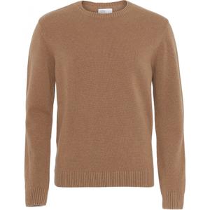 cs5083-saharacamel-jumper-med-rund-halsringning-i-ull-colorful-standard-classic-merino-sahara-camel-saharakamel