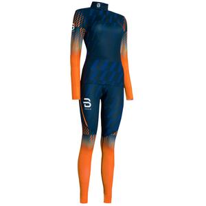 334011-38000-tvadelad-lopdrakt-for-kvinnor-daehlie-sportswear-beyond-chockerande-orange