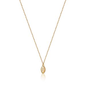 an008g-halsband-med-skaldrottning-for-kvinnor-deesse-guld-18-7x9-2-mm