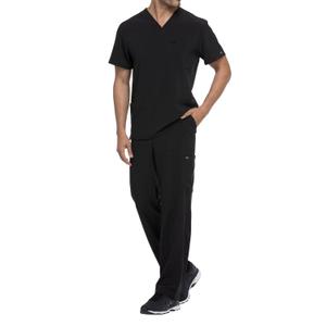 dke645-black-t-shirt-med-v-ringning-dickies-medical-svart