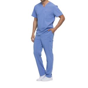 dke645-ciel-t-shirt-med-v-ringning-dickies-medical-himmelsbla