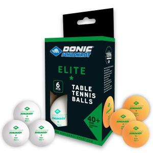608511-bordtennisboll-donic-schildkrot-elite-poly-40-mixed-vit-3-orange-tu