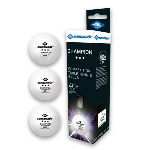 608540-bordtennisboll-donic-schildkrot-champion-poly-40-2024v-vit-tu