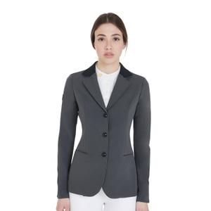 et06001-grey-black-tavlingsjacka-for-damer-equestro-elegance-gra-svart