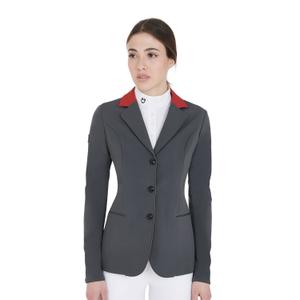et06001-grey-burgundy-kvinnors-tavlingsjacka-med-tre-knappar-equestro-gra-burgundy