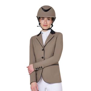 et06001-walnut-18-1112-kvinnors-tavlingsjacka-med-tre-knappar-equestro-valnot