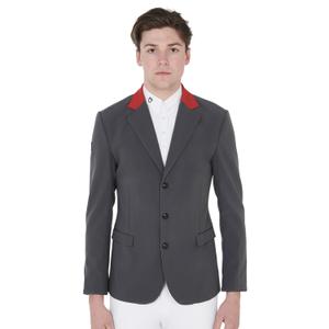 et06101-grey-burgundy-tavlingjacka-med-tre-knappar-equestro-gra-burgundy