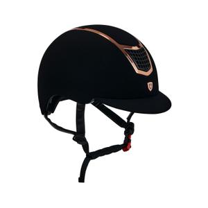 etu00004-black-rosegold-ridhjalm-equestro-modello-eclipse-plain-velvet-svart-roseguld
