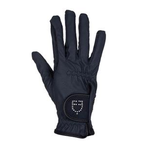 etw03001-navy-handskar-d-equitation-avec-logo-paillete-femme-equestro-d-marinbla