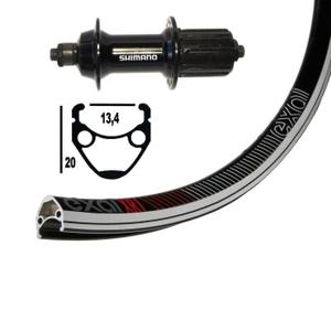 703371-bakhjul-exal-winora-xr-1-32-tr-sh-tiagra-blo-ra-700c-130-mm-10-11v-svart-130-mm-10-11-varvtal