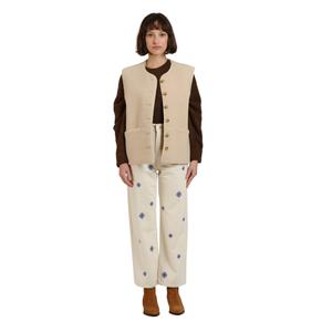 lv-18-gl-beige-armlos-jacka-for-kvinnor-f-a-m-paris-vita-beige