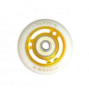 fms83-forpackning-med-4-rullhjul-famus-wheels-92a-guld-60-mm-92a