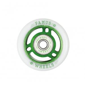 fw41-forpackning-med-8-rullhjul-famus-wheels-98a-gron-56-mm-98a
