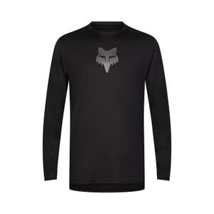 33412-001-langarmad-trika-fox-racing-ranger-fox-head-svart