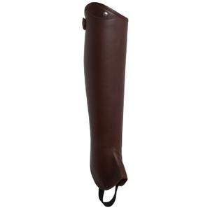 fnu01005-dark-brown-mini-chaps-i-lader-franceschini-masaccio-morkbrun