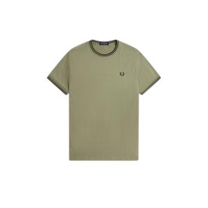 fpm1588-y64-t-shirt-med-dubbel-pipning-fred-perry-olivmnt-ngtgreen