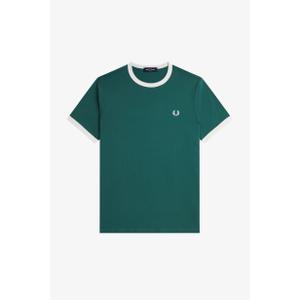 fpm3519-z93-t-shirt-fred-perry-ringer-sportig-gron