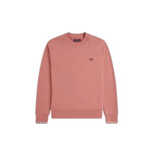 fpm7535-x90-sweatshirt-med-rund-halsringning-fred-perry-putty-pink