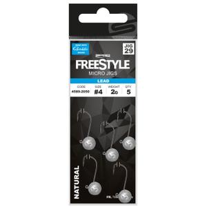 4589-2081-mikro-blyhuvud-freestyle-jigs-2-5-cm-x5-svart-gra-tu