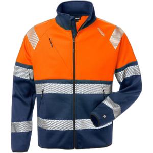 129509-271-huvtroja-med-hog-synlighet-klass-1-fristads-4517-ssl-orange-hog-synlighet-marinbla