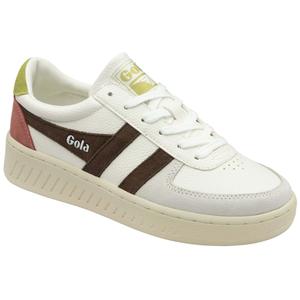 cla415at-traningsskor-for-kvinnor-gola-grandslam-trident-white-dark-brown-moss