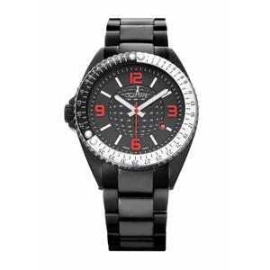 gt018-klocka-med-polerat-och-borstat-svart-stalarmband-golftime-svart-svart-tu