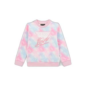 k5yq02-ka6r4-pe27-sweatshirt-med-tryck-for-flickor-guess-active-top-regnbage-multi-combo