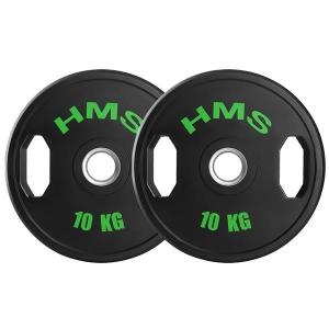 17-61-117-gummibelagd-viktskiva-hms-tog10-olimpijski-gron-2x10-kg