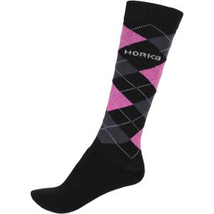 145450-272-strumpor-horka-check-svart-rosa