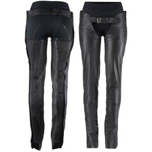 37259-099-ridchaps-i-lader-horze-blake-svart