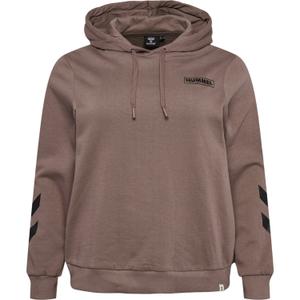 221794-8109-sweatshirt-med-huva-for-kvinnor-hummel-legacy-plus-brun