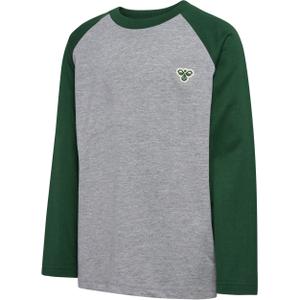 229848-6195-langarmad-t-shirt-for-barn-hummel-bee-loose-morkgron