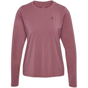 230449-3184-langarmad-t-shirt-for-kvinnor-hummel-soft-loose-mauve-vemodig
