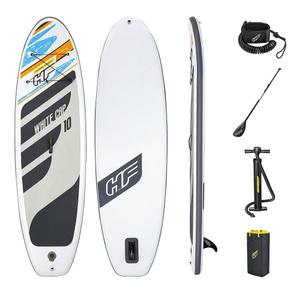 bw65342-set-for-stand-up-paddleboard-hydro-force-cap-10ft-gra-svart-305x84x12-cm