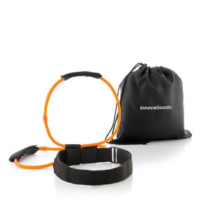 v0103038-balte-med-motstandsband-for-skinkorna-och-traningsguide-innovagoods-bootrainer-svart-orange-tu