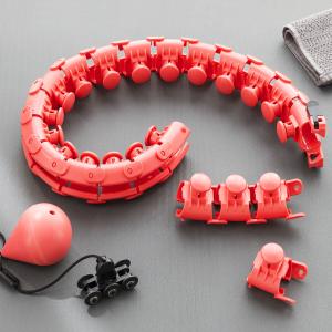 v0103318-justerbar-smart-fitnessring-med-vikter-innovagoods-fittehoop-rod-svart-tu