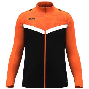 9324-e-807-traningsjacka-i-polyester-for-barn-jako-iconic-svart-fluorescerande-orange