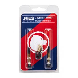 33290-sats-med-2-slanglosa-ventiler-joe-s-presta-svart-32-mm