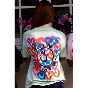 2470000148831-vert-d-eau-t-shirt-for-kvinnor-ju-pa-graphiti-vatten-gron-tu