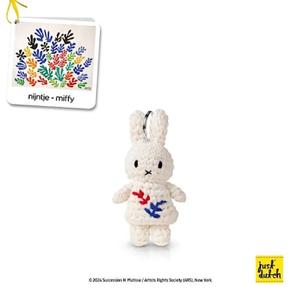 jd8469-nyckelring-just-dutch-matisse-x-miffy-vit-tu