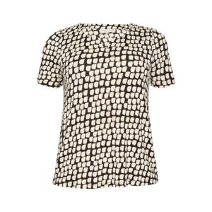 10582230-103681-blus-for-kvinnor-kaffe-curve-mella-black-sand-graphic-dot