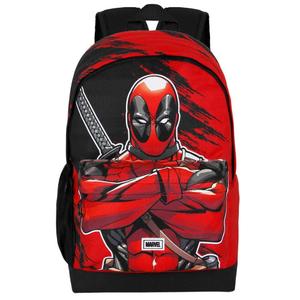 8445118065046-anpassningsbar-ryggsack-karactermania-marvel-deadpool-plus-bad-rod-svart-43x30x18-cm