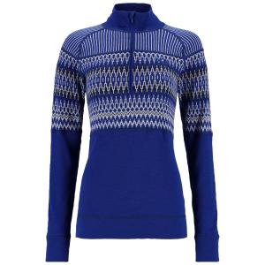 622909-azure-sweatshirt-med-halv-dragkedja-for-kvinnor-kari-traa-silja-bla
