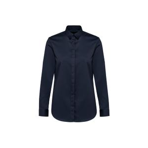 pk507-navy-langarmad-twillskjorta-for-kvinnor-kariban-premium-marinbla