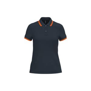 k273-navy-orange-polo-med-kontrasterande-detaljer-for-kvinnor-kariban-marin-orange