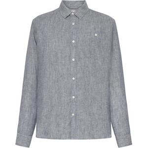 1090011-1226-langarmad-regular-skjorta-i-linne-knowledgecotton-apparel-vintage-indigo