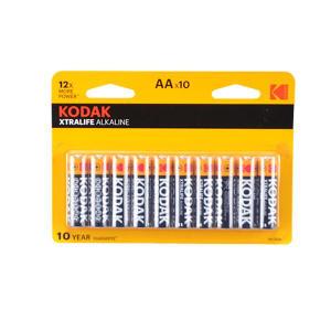 504651-batterier-kodak-lr06-aa-xtralife-alkaline-x10-svart-1-5-v