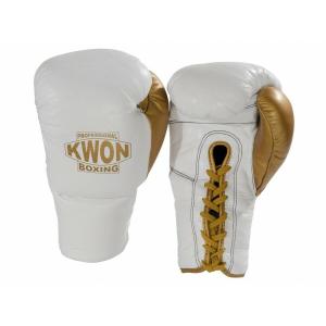 8140035-boxningshandskar-i-lader-med-snorning-kwon-professional-boxing-vit-guld